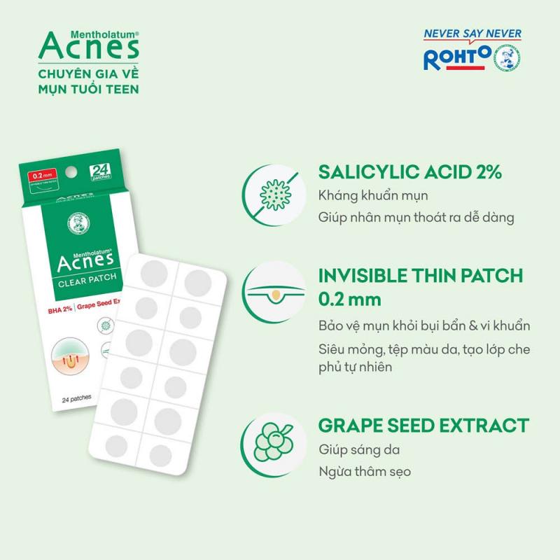 Miếng dán mụn Acnes Clear Patch