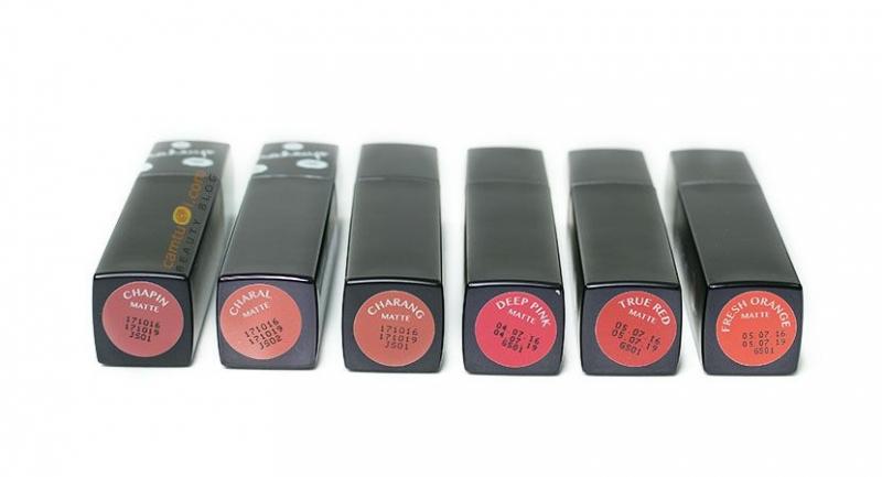 Miracle Apo Lip Lacquer Colors.