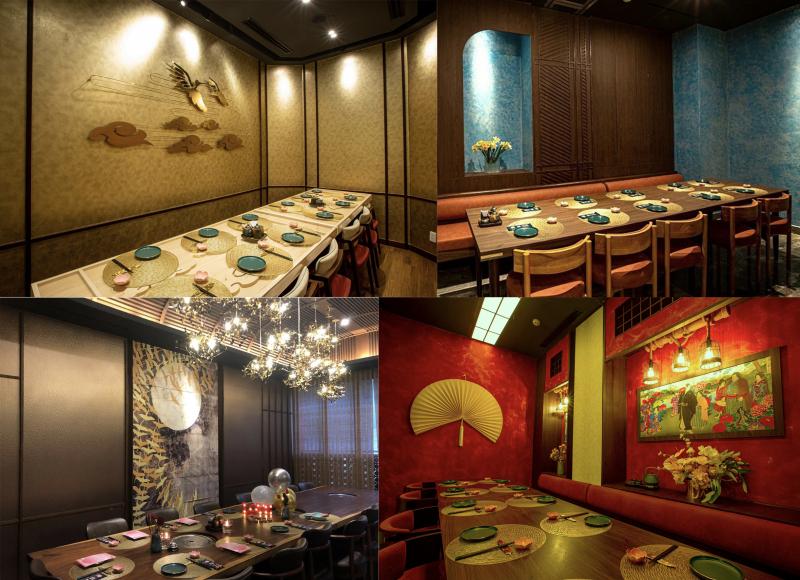 Không gian các phòng riêng tại MiYen - Japanese Fusion Cuisine