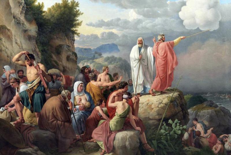 Moses dẫn dắt dân Do Thái trốn khỏi Ai Cập
