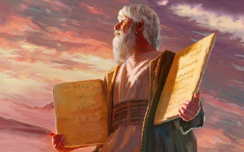 Moses nhận “Mười Điều Răn” từ Đức Chúa Trời tại núi Sinai
