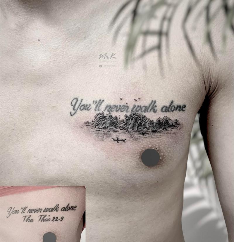 Everton fan gets Youll Never Walk Alone tattoo for charity