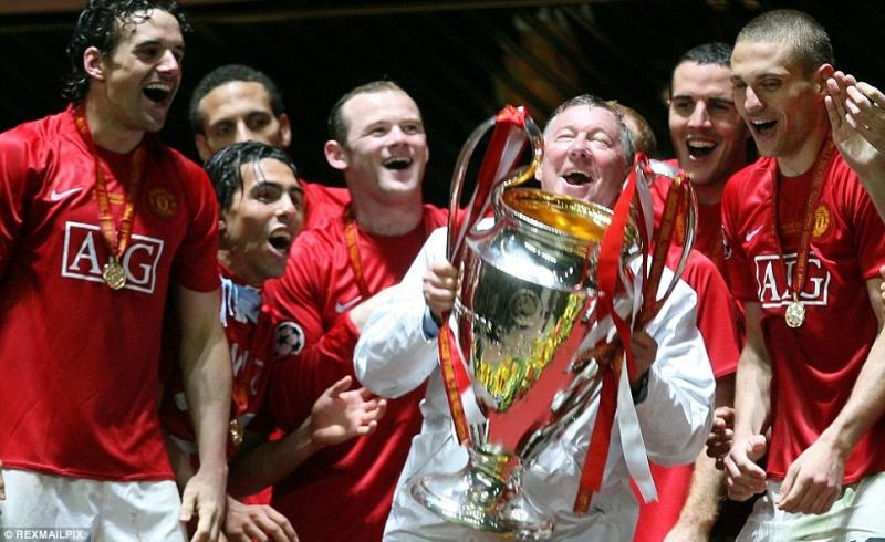 Rooney cùng MU vô địch C1 năm 2008