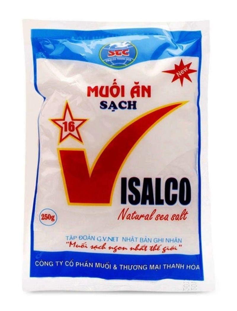 Muối ăn sạch Visalco được sản xuất bằng công nghệ sạch