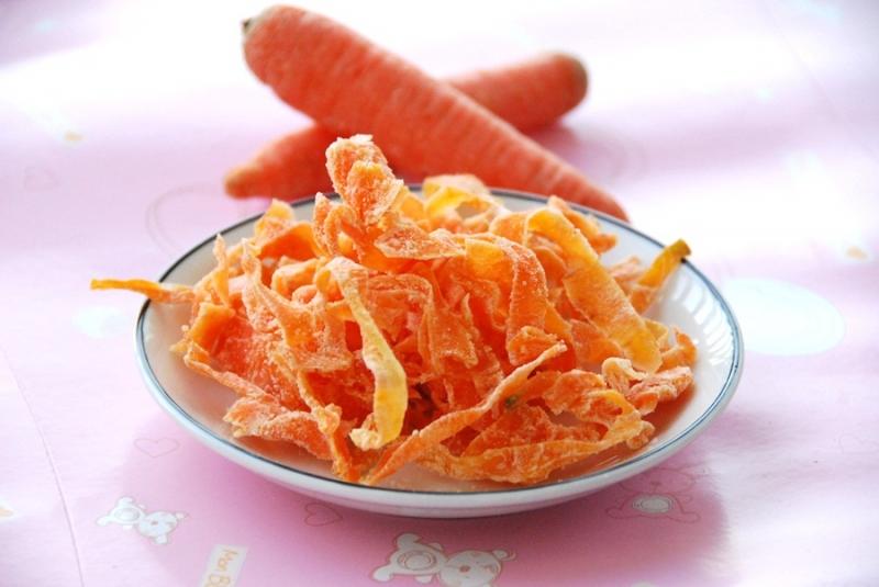 Mứt cà rốt có tác dụng bổ huyết, kích thích tiêu hóa tốt