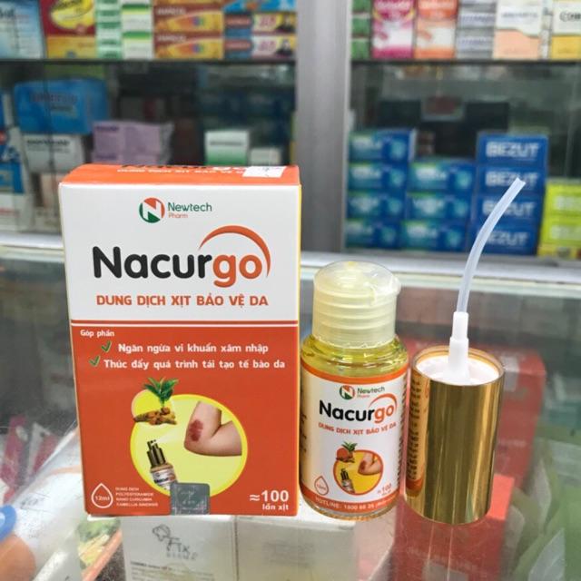 Nacurgo - băng vết thương dạng xịt