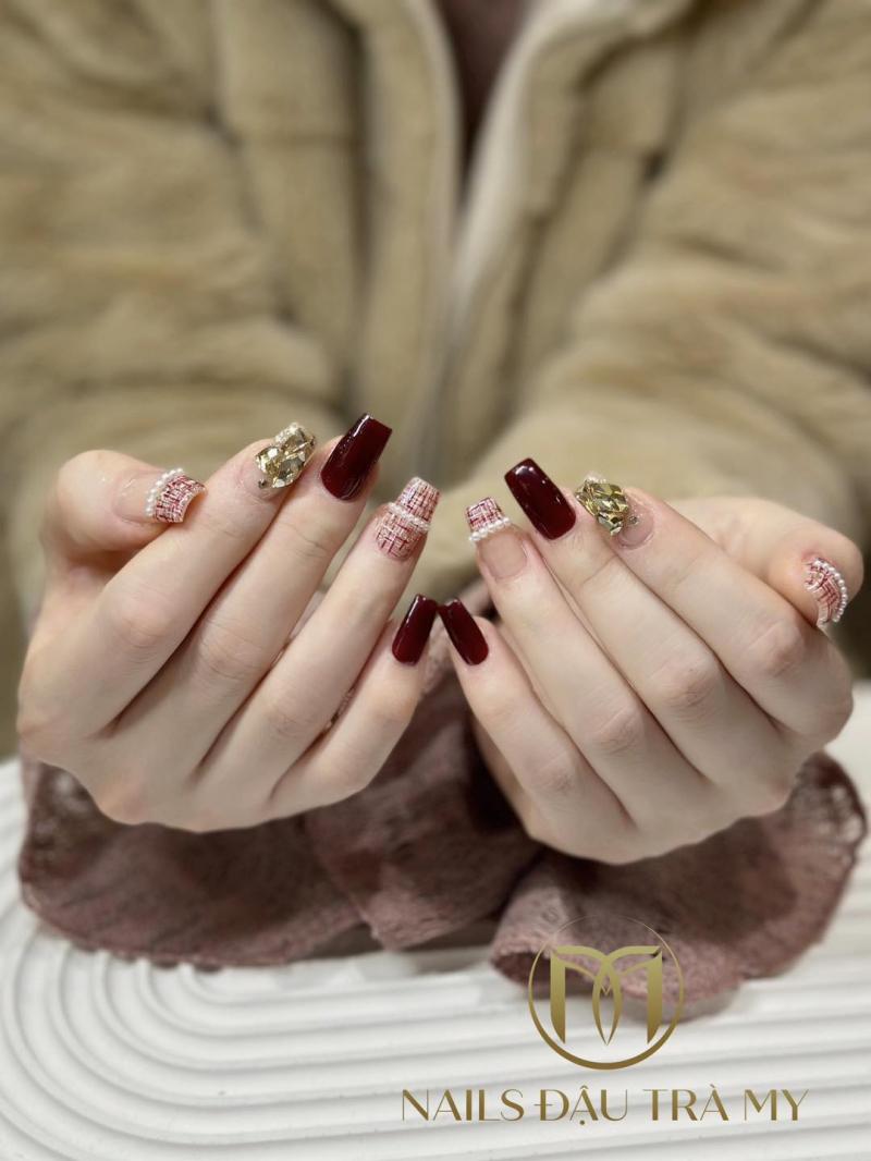 Tổng hợp 100+ mẫu nail đính đá sang chảnh cuốn hút - Zicxa | Nails,  Airbrush nails, Fancy nails designs