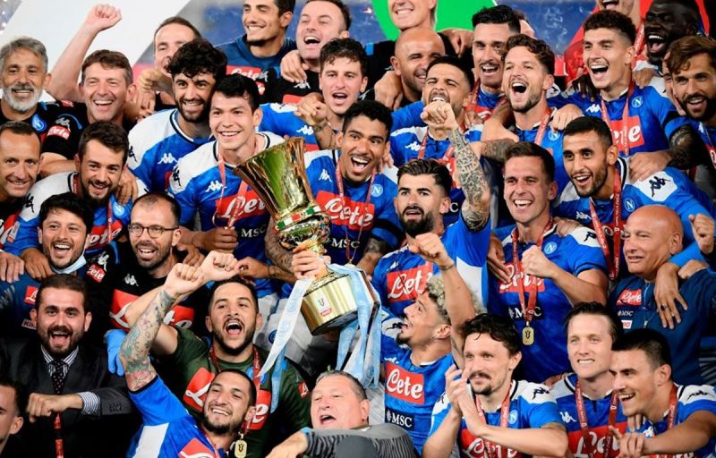 ﻿Napoli - 6 lần vô địch coppa italia