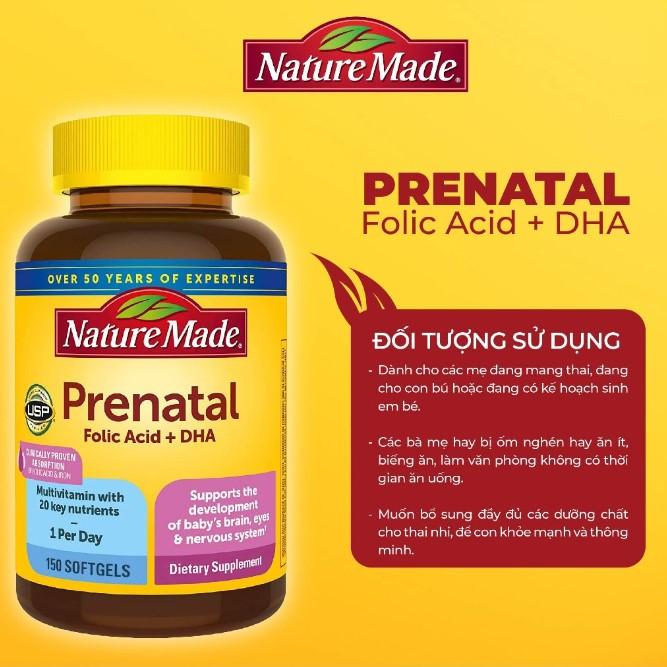 Nature Made Prenatal Folic Acid + DHA