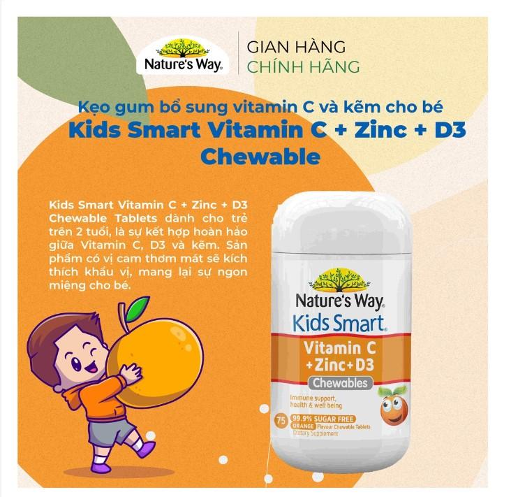 Nature’s Way Kids Smart Vita Gummies Vitamin C + ZinC