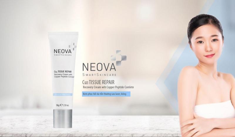 Neova Cu3 Tissue Repair - Kem phục hồi da tổn thương sau laser, bỏng hay lăn kim