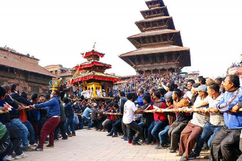 Trò chơi trong lễ mừng năm mới của Nepal
