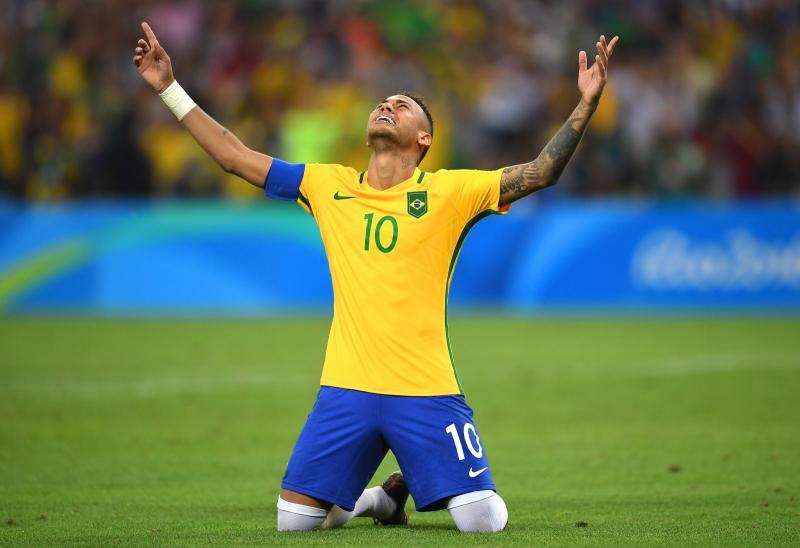 Neymar sút phạt đền vào lưới Đức tại Chung kết Thế vận hội Mùa hè 2016