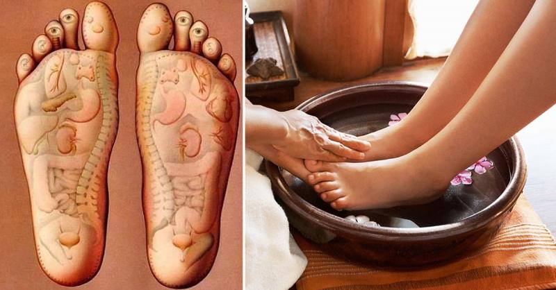 Ngâm chân bằng nước nóng là phương pháp trị bệnh của các đông y Trung Quốc xưa
