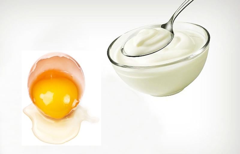 Ngăn ngừa rụng tóc bằng sữa chua và lòng trắng trứng gà