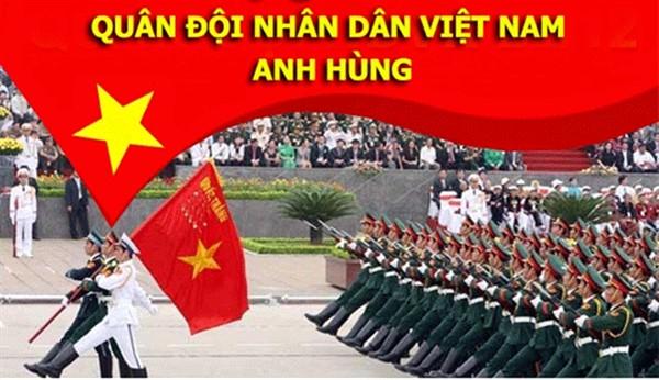 Hoạt động kỷ niệm ngày thành lập Quân đội Nhân dân Việt Nam