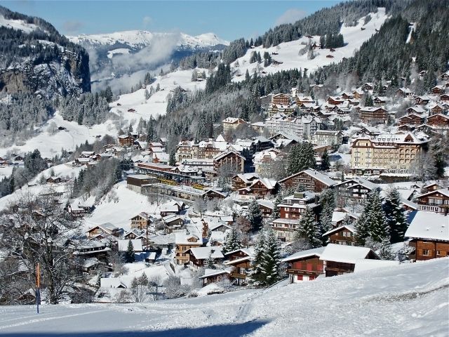 Ngôi làng Wengen, Thụy Sĩ