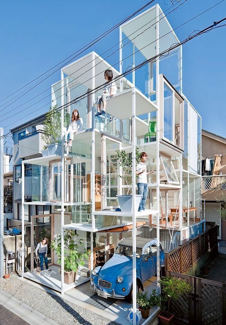 Ngôi nhà trong suốt ở Tokyo, Nhật Bản