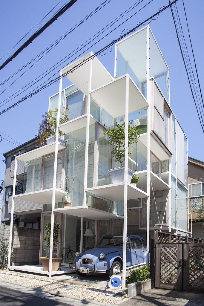 Ngôi nhà trong suốt ở Tokyo, Nhật Bản
