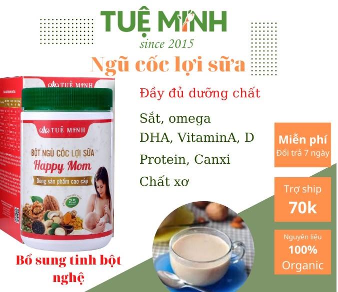 Ngũ cốc lợi sữa Tuệ Minh 25 loại hạt