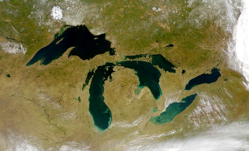 Ngũ Đại Hồ chứa tới 21% lượng nước ngọt của trên Trái đất