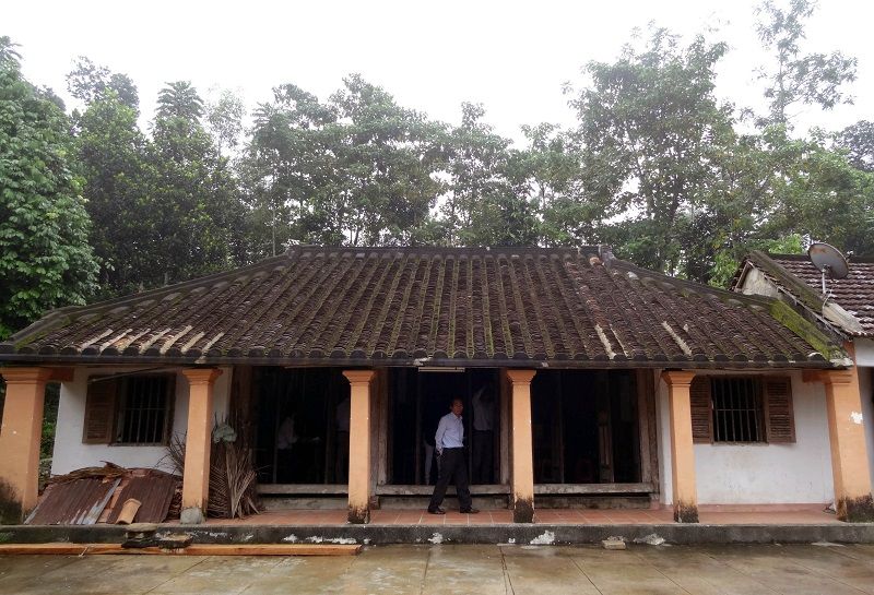 Ngôi nhà cổ của gia đình ông Hoan ở làng Lộc Yên (Quảng Nam)