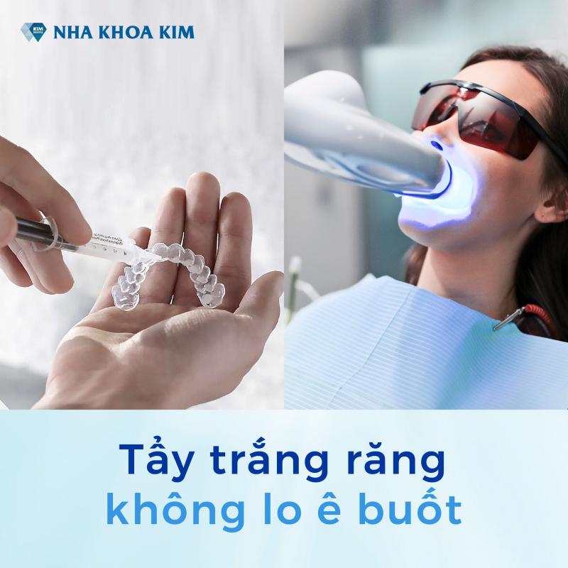 Nha Khoa Kim có quy trình tẩy trắng răng hiệu quả và an toàn