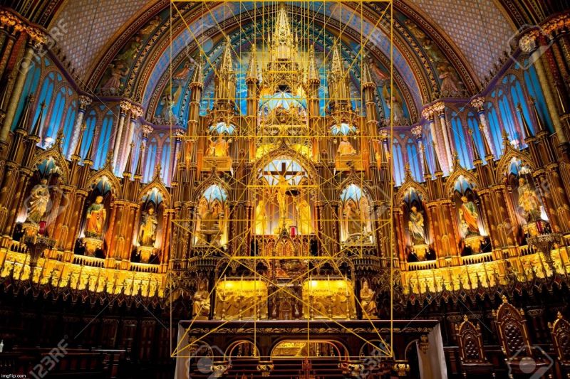 Nhà thờ Đức Bà ở Paris xây theo tỷ lệ vàng