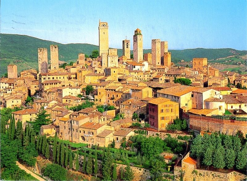 Những tòa tháp ở San Gimignano