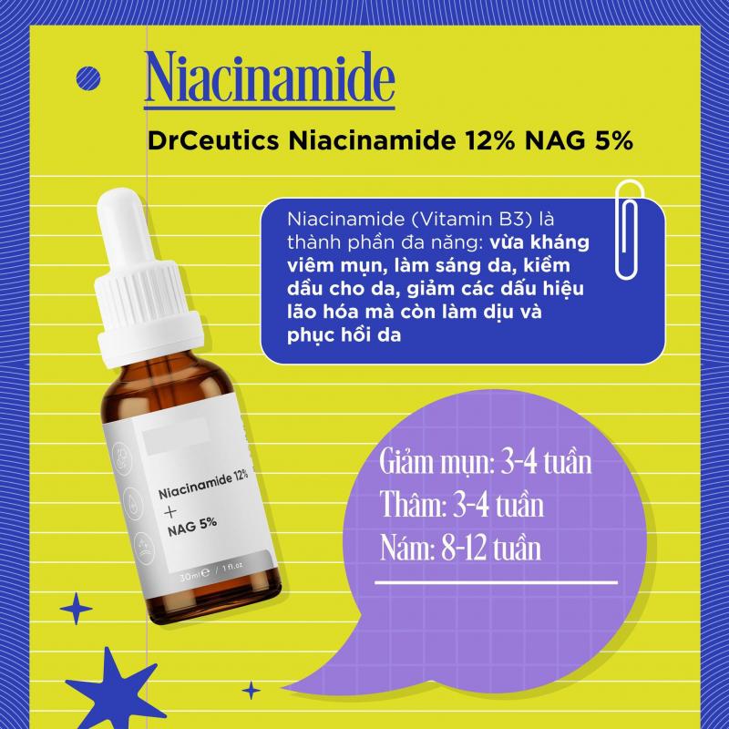 Dr.Ceutics 12% Niacinamide + 5% NAG (30ML)
