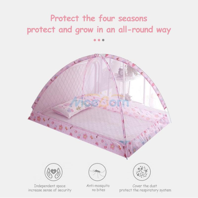 NiceBorn - Mùng chụp tự bung cho em bé lưới chống muỗi bảo vệ giấc ngủ