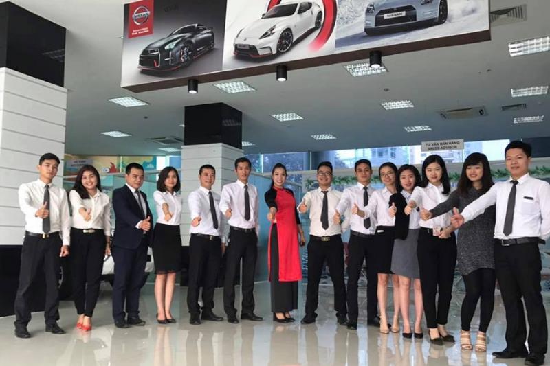 Đội ngũ nhân viên của Nissan Kinh Đô
