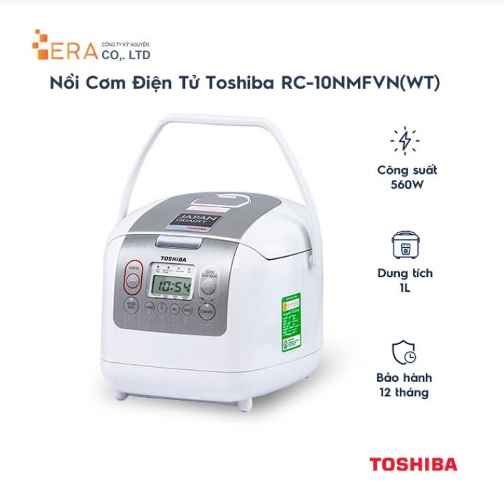 Nồi cơm điện tử Toshiba 1 lít RC-10NMFVN(WT)