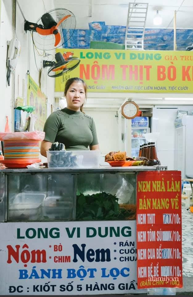 Dân sành ăn Hà Thành không ai là không biết tới nộm Long Vi Dung nổi tiếng phố Hồ Hoàn Kiếm - phố 