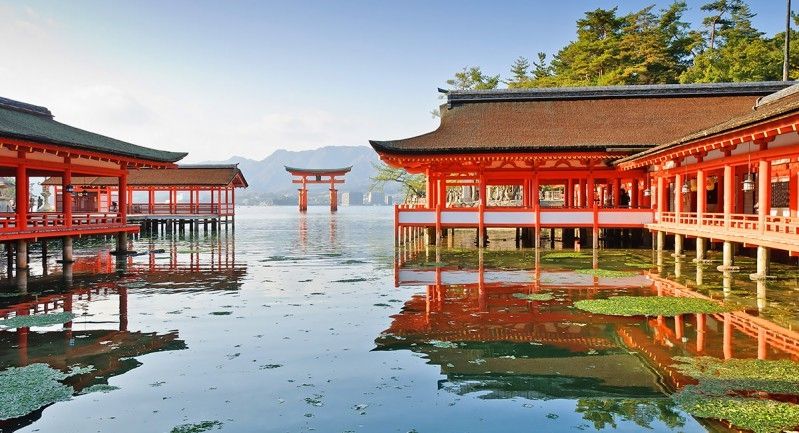 Đền Itsukushima - Ngôi đền nổi trên mặt nước