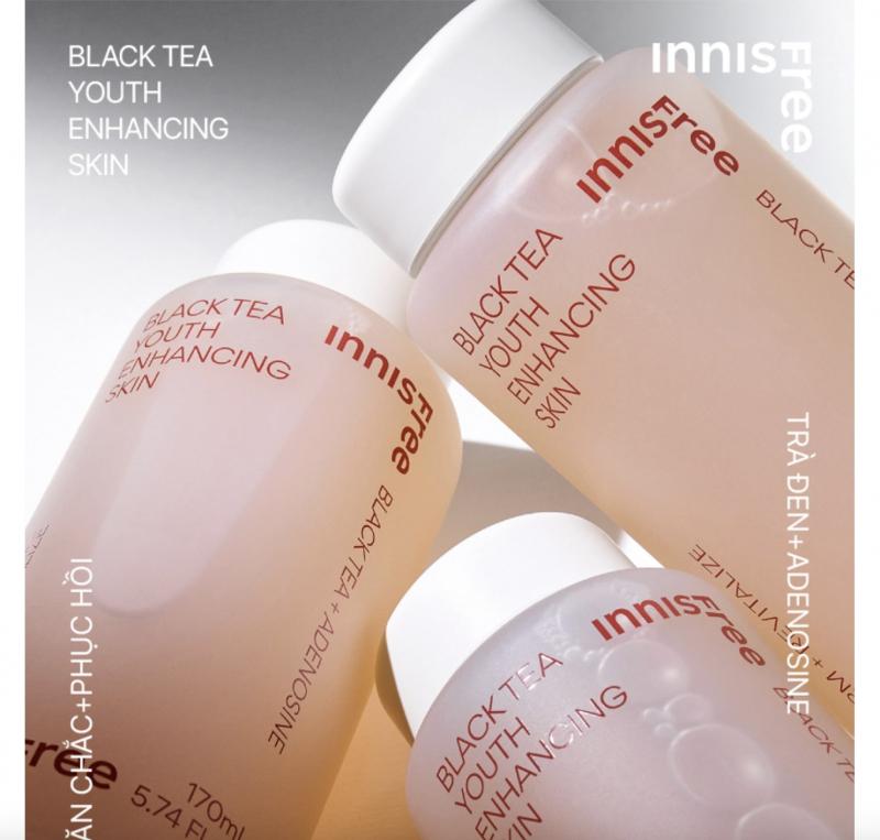 Nước cân bằng Innisfree Black Tea Enhancing Skin