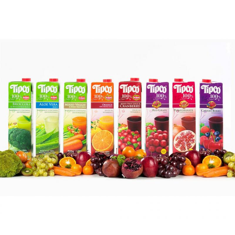 Nước ép trái cây Tipco 100%