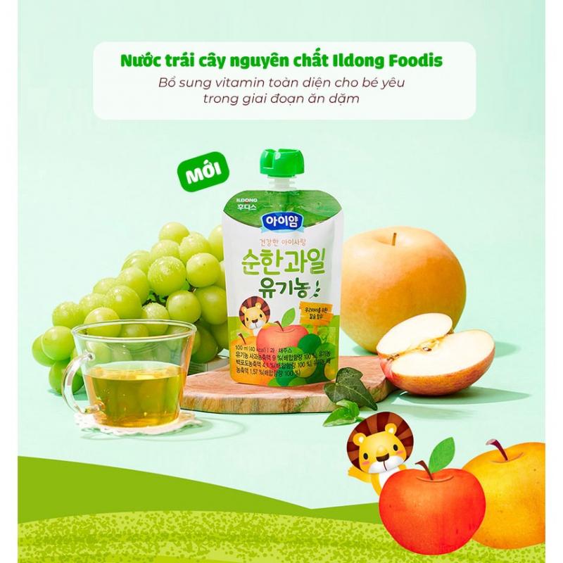 Nước ép trái cây tươi Ildong Hàn Quốc cho bé