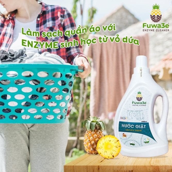 Nước giặt Fuwa3e hữu cơ organic