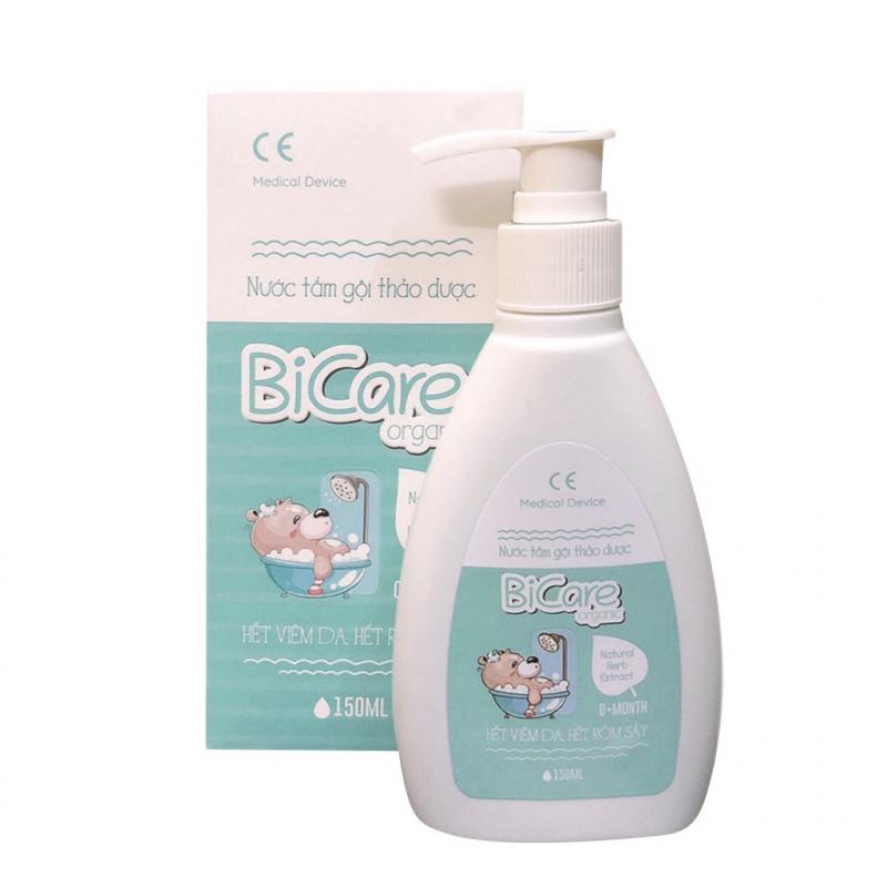 Nước tắm gội thảo dược Bicare Organic