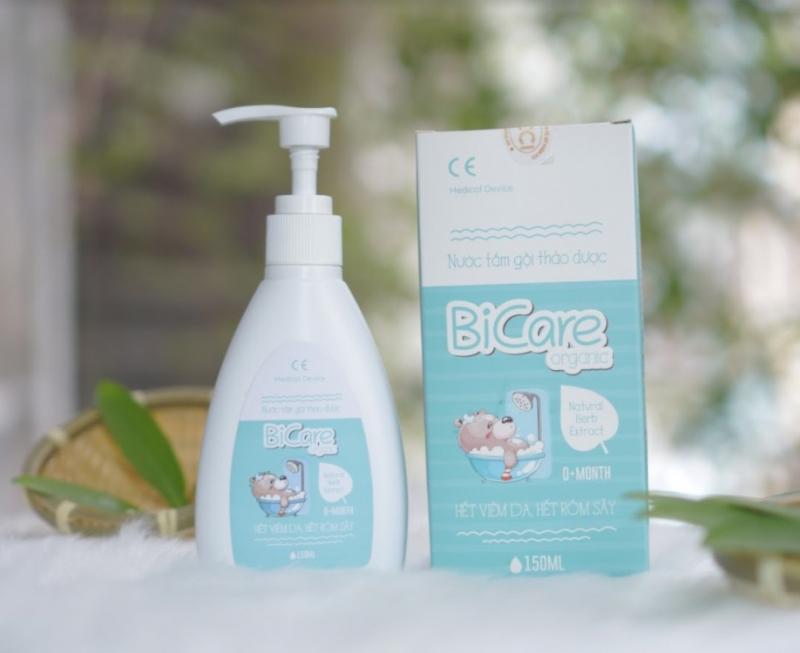 Nước tắm gội thảo dược Bicare Organic