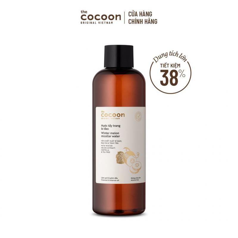 Nước tẩy trang bí đao Cocoon tẩy sạch makeup & giảm dầu 500ml