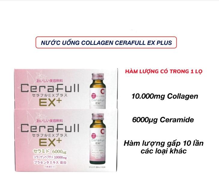 Nước uống Collagen Cerafull EX Plus