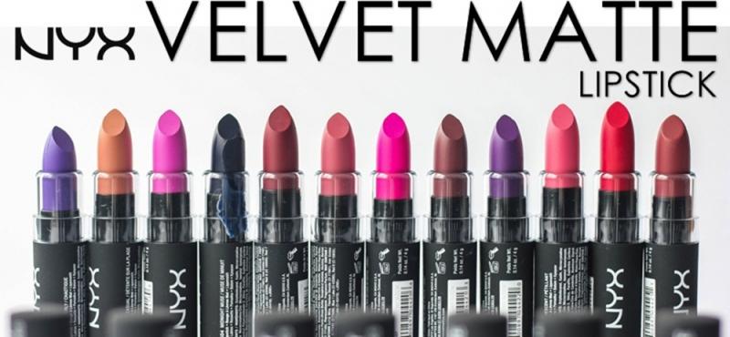 NYX Matte Lipstick Colors.