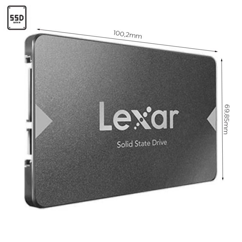 Ổ cứng SSD 120GB / 128GB / 240GB / 256GB Lexar NS100 Lite 2.5” SATA III (6Gb/s)