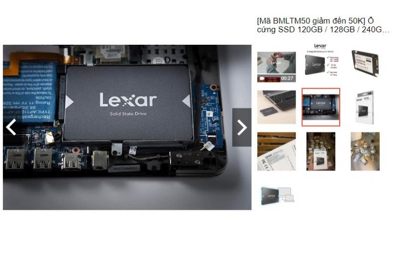 Ổ cứng SSD 128GB Lexar NS100 Lite 2.5” SATA III