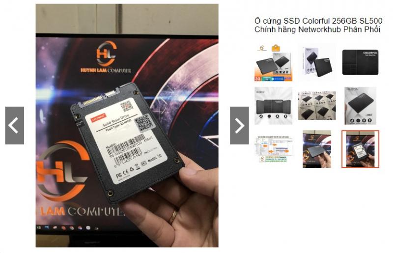 Ổ cứng SSD Colorful 256GB SL500