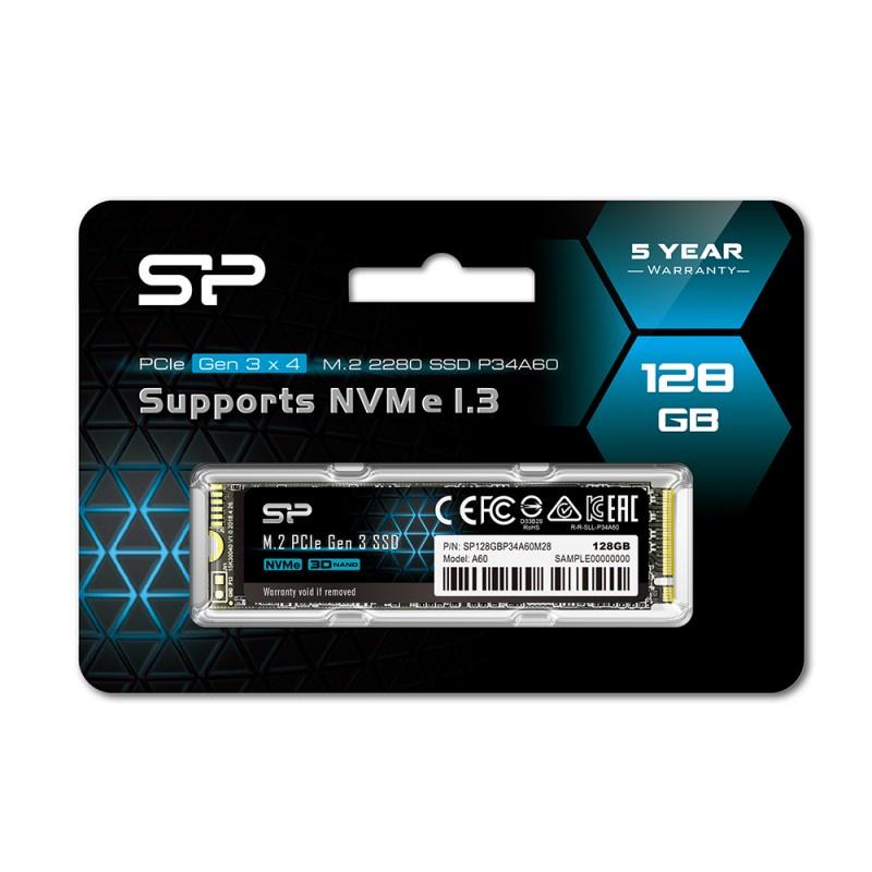 Ổ cứng SSD M.2 NVME Silicon Power 256GB 512GB 1TB M.2 2280 PCIe Gen3x4 _A60