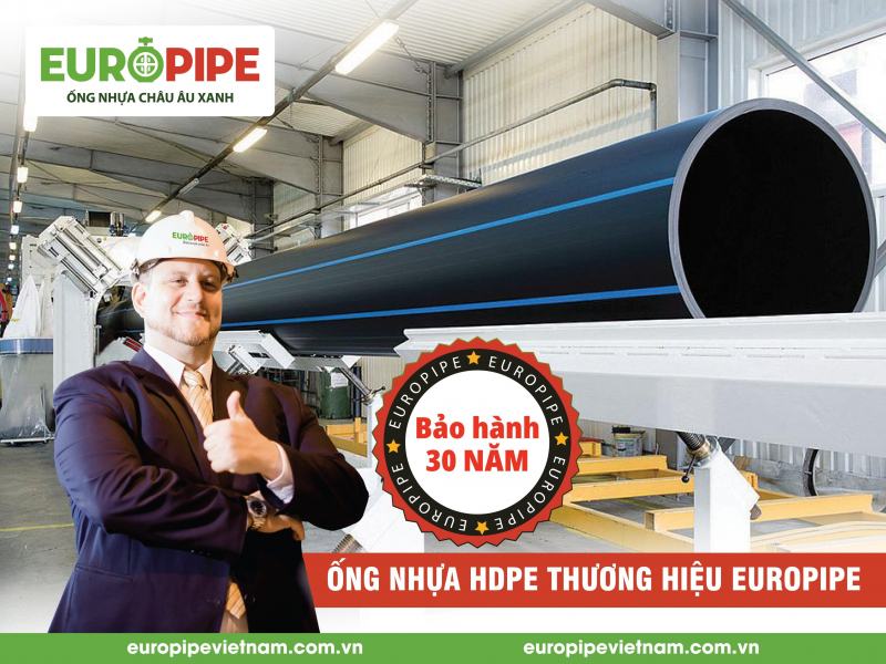 Ống nhựa HDPE thương hiệu EUROPIPE
