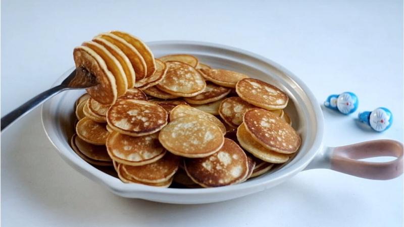 Pancake chuối mini